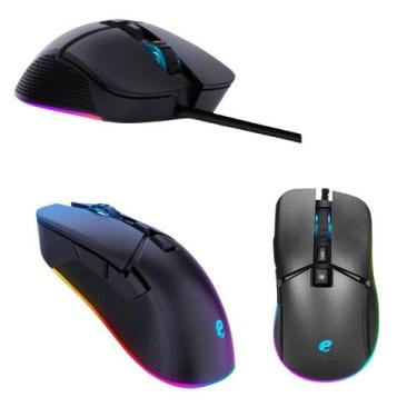 Imagem de Mouse Óptico ACER Com Fio USB Preto 7200 DPI 07 Botões LED