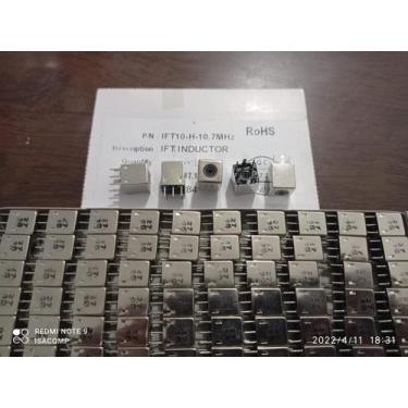 Imagem de 500x Bobina Fi 10,7mhz 10x12mm 5 pinos - Ift10-h-10,7mhz
