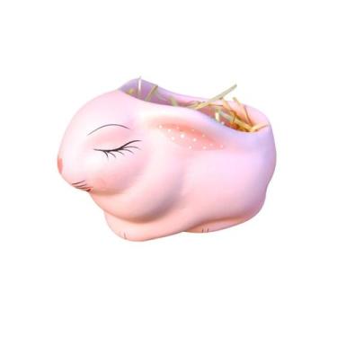 Imagem de Coelho Aberto para Colocar Bombom - Feliz Pascoa Rosa - Decore Casa