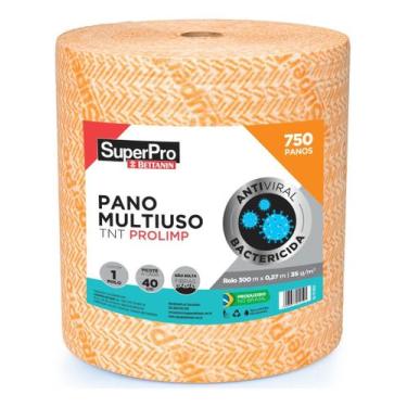 Imagem de Pano De Limpeza Multiuso Superpro 750 Panos Rolo 300 Metros - Bettanin