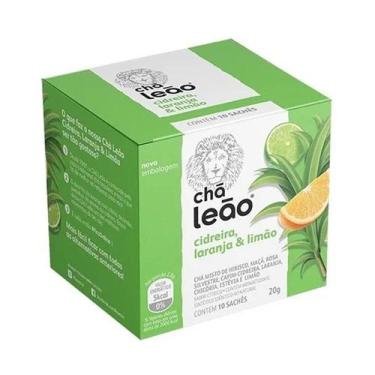 Imagem de Chá Leão Cidreira, Laranja e Limão 10 sachês de 1,6g - Chá Leão