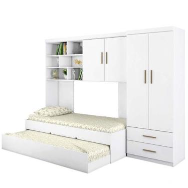 Imagem de Quarto Juvenil Completo Chiara Branca Phoenix Baby, Branco