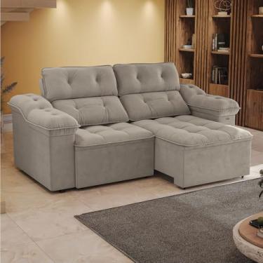 Imagem de KAPPESBERG - Sofá Sierra 260cm com Molas Ensacadas Retrátil e Reclinável Kappesberg