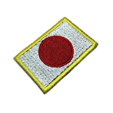 Imagem de BP0058T 11 Bandeira Japão Patch Bordada Termo Adesivo Costura - BR44