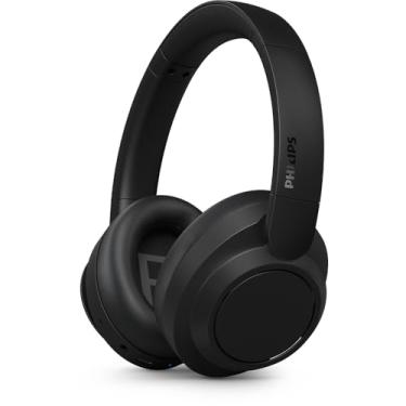Imagem de PHILIPS, Headphone Bluetooth, TAH6509BK/00, Com Cancelamento de Ruído Ativo ANC, Até 70 horas de bateria, Preto