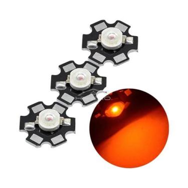 Imagem de Lâmpada LED De Alta Potência 1W Chip 10Pcs COB DIY Com Dissipador De C