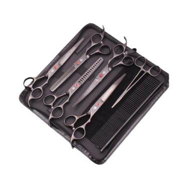 Imagem de Tesoura De Aço Inoxidável De 7 Polegadas Para Cães E Gatos  Corte De P