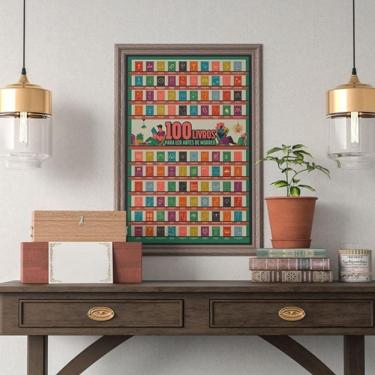 Imagem de Pôster Raspadinha: 100 Livros Imperdíveis Para Ler Antes De Morrer - Sem Moldura