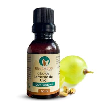 Imagem de Óleo Vegetal de Semente de Uva - 100% natural uso capilar e corporal (30ml)