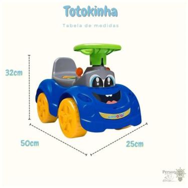 Imagem de Motoca Totokinha Totoka Sport Quadriciclo Totoca Carrinho Passeio Infa
