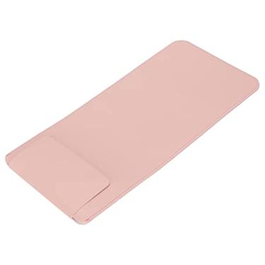 Imagem de RiToEasysports Capa Protetora de Couro Pu Resistente à Caixa de Teclado Sem Fio Portátil para Teclado Mágico 2 para Viajantes (Rosa+azul)