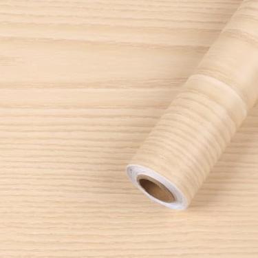 Imagem de Papel de Parede Vinílico Madeira – Autocolante Lavável 4,5m² para Ambientes Aconchegantes(Madeira Pinheiro 0314C)