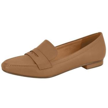 Imagem de Sapato Feminino Mocassim Clássico Ponta Fina Vizzano, Camel, 36