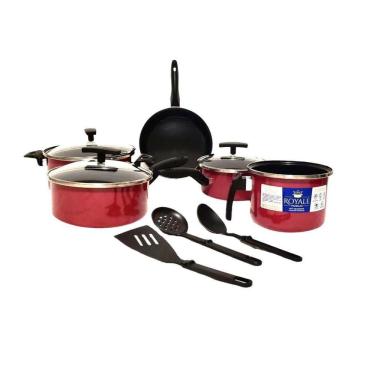 Imagem de Jogo De Panelas Vermelha 8 Peças - Royale