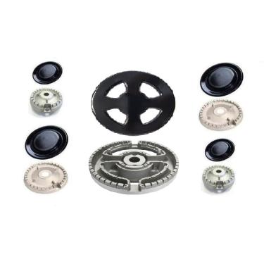 Imagem de Kit Queimador + Espalhador Para Fogão Brastemp Bf5ecb - 5B