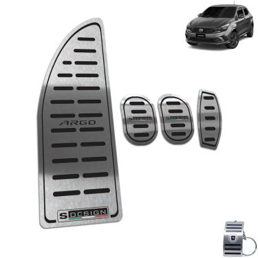 Imagem de Descanso de Pé Pedaleira Manual Preto Fiat Argo S-Design
