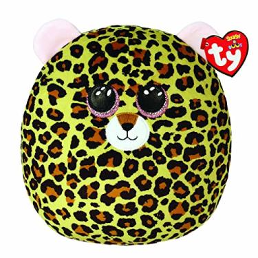 Imagem de Ty Livvie Leopard Squish a Boos 14" | Beanie Baby Soft Plush Toy | Collectible Cuddly Stuffed Teddy
