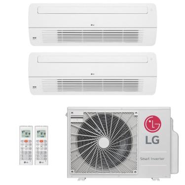 Imagem de Ar-Condicionado Multi Split Inverter LG 18.000 (2x Evap Cassete 1 Via 9.000) Quente/Frio 220V R-410A