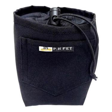 Imagem de Petisqueira Para Adestramento Cães Animais - P.H Pet, Preta