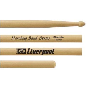 Imagem de Baqueta Liverpool Marching Band Series Stacatto Marfim BF-ST Extra Pesada e Grande