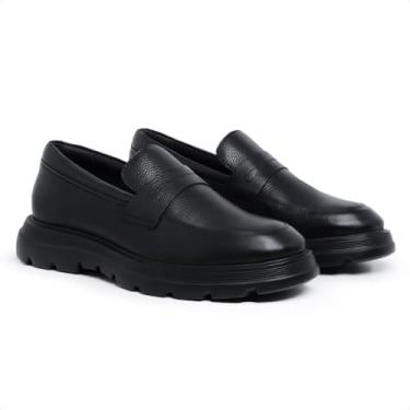 Imagem de Sapato Loafer em Couro Floater Legítimo Masculino de Luxo Estilo Social