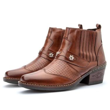 Imagem de Bota Masculino Texana Country Vaquejada Roça Couro Whisk (Whisk, 36, BR, Adulto, Numérico, 36)