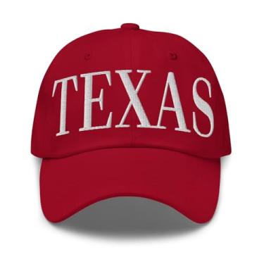 Imagem de Merch Town Texas Hat Boné Texas Dad bordado, Oxicoco, tamanho �nico