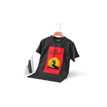 Imagem de Camiseta The Simpsons Unissex Preta - Lightbek Official Store