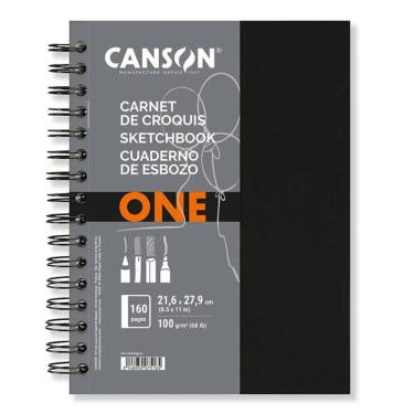 Imagem de Caderno Sketchbook Espiral A4 One 80 Folhas - Canson