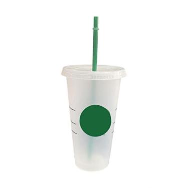 Imagem de WYUYIWH Copo de água que muda de cor copos de café reutilizáveis copo de plástico brilhante para cafeteria cozinha