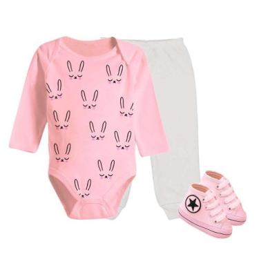 Imagem de Kit 3 Pçs Roupinha de Bebê Body Enxoval Maternidade  - Koala Baby, Men