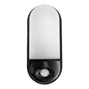 Imagem de Arandela Tartaruga com Sensor de Presença Preto Led 15W 6000K Bivolt