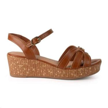 Imagem de Sandália Dakota Anabela - Feminina - Marrom, 35