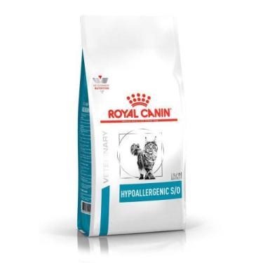 Imagem de Ração Seca Veterinary Diet Hypoallergenic 400g para Gatos com Sensibil