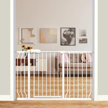 Imagem de Passarela ajustável Baby Gate Thasamm Metal 48-53"
