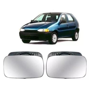 Imagem de Par Lente Espelho Retrovisor Palio 2000