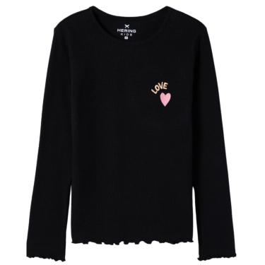 Imagem de Blusa Infantil Love em Ribana Menina Hering