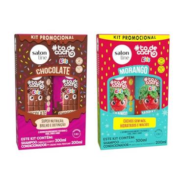 Imagem de Kit Shampoo + Condicionador Morango e Chocolate Kids