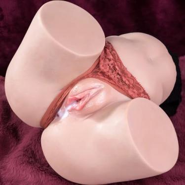 Imagem de 10.6lb Masturbador Masculino com Vagina e Anal Sexo Boneca Bolso Buceta Ass Lifelike Masturbadores Bubble Butt Stroker Brinquedos Sexuais para Homens Masturbação Realista Sex Dolls Adult Toys