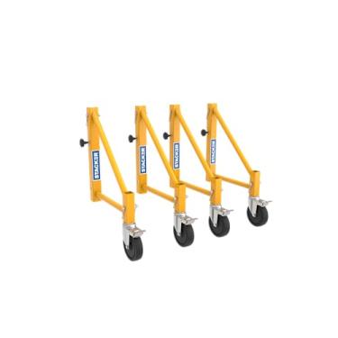 Imagem de Estabilizadores de 10 cm com rodízios, kit de estabilizador para andaimes interiores (kit de 4)