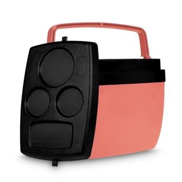 Imagem de Cooler Caixa Térmica Com Alça 6 e 12 Litros Portátil Bebidas Geladas Lanche Sanduiche Praia Verão(12,Rosa Goiaba)