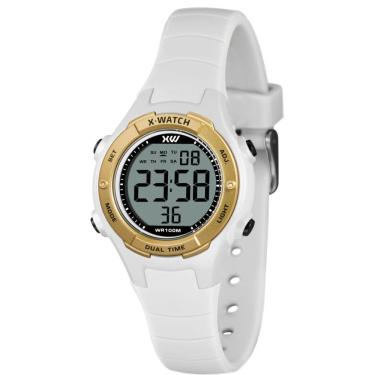 Imagem de Relógio X-Watch Feminino Branco Digital Xkppd116 Bxbx
