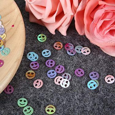 Imagem de ZJchao Confetes, Colorido de Festas de Casamento de Aniversário de Lantejoulas Confette de Decoração de Unhas Acessórios de Material de Confete de Brilho para Decoração de Festas, Artesanato de