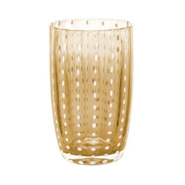 Imagem de WOLFF - Conjunto 2 Copos Altos de Vidro Orquídea Âmbar 500ml