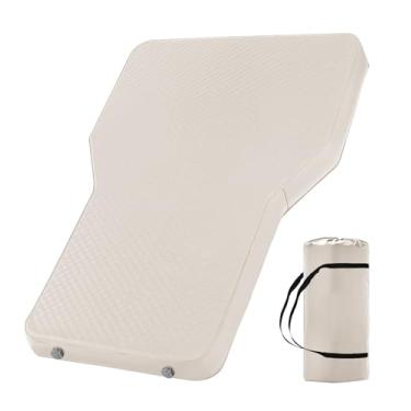 Imagem de HIKULA Colchão de ar Tesla Camping com espuma, almofada de dormir autoinflável extra grossa de 10 cm para acampamento, inflar e esvaziar rapidamente, com bomba elétrica, modelo Y