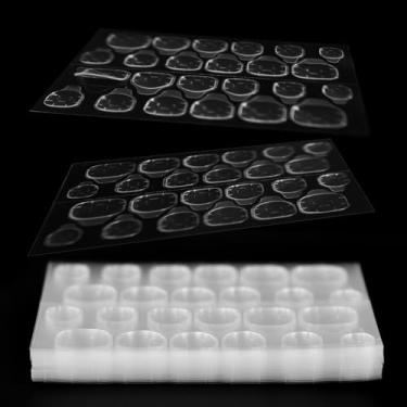 Imagem de 1200 peças (50 folhas) abas adesivas impermeáveis respiráveis abas de cola dupla face adesivo de gel de unha super pegajoso adesivo de cola de unhas falsas transparentes flexíveis para manicure