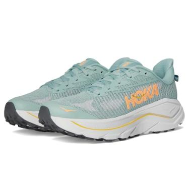 Imagem de HOKA Tênis feminino Challenger 8, Jade/cinza cósmico, 5.5 Wide