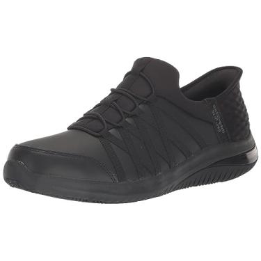 Imagem de Skechers Tênis feminino Hands Free Slip-ins for Work Dantey Parral Bungee Sr Health Care Professional, Preto, 8 Wide