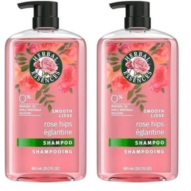 Imagem de Shampoo Herbal Essences Rose Hips Smooth 860 ml (pacote com 2)
