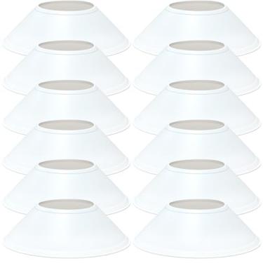 Imagem de wlilupah 12 Pçs Mini Cones de Futebol para Esporte Agilidade Disco Cones Treinamento para Exercícios de Agilidade Esportes Futebol Basquete Futebol Basquetebol Exercícios (Branco)